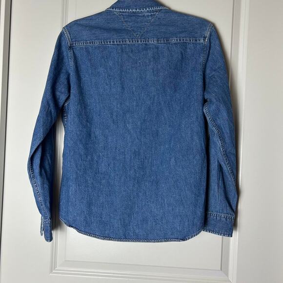 Vintage Tommy Hilfiger denim button up 21" chest - Picture 4 of 7